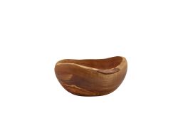 GenWare Olive Wood Rustic Bowl 15cm - Pack of 6