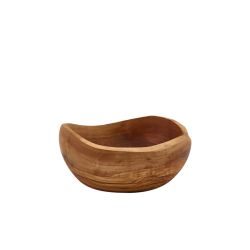 GenWare Olive Wood Rustic Bowl 15cm - Pack of 6