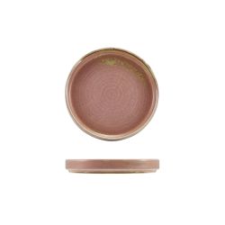 Terra Porcelain Rose Low Presentation Plate 14cm - Pack of 12