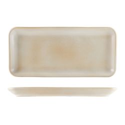 Antigo Stoneware Barley Narrow Rectangular Platter 35 x 16.5cm - Pack of 3