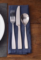Genware Square Table Fork 18/0 (Dozen)