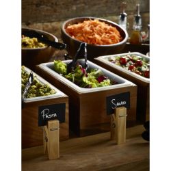 1/3 -Polypropylene GN Pan 100mm Clear - Pack of 6