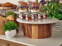 Genware Glass Terrine Jar 350ml 9.5 x 9cm - Pack of 12