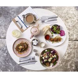 Terra Porcelain Rose Low Presentation Plate 21cm - Pack of 6