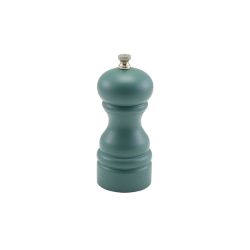 Olive Green Wooden Salt/ Pepper Grinder 13cm - Pack of 6