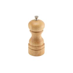 Light Wood Salt/ Pepper Grinder 13cm - Pack of 6