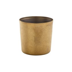 GenWare Gold Vintage Steel Serving Cup 8.5 x 8.5cm - Pack of 12
