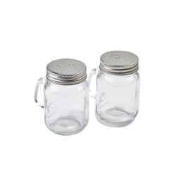 Mason Jar Salt & Pepper Shaker Set - Pack of 3
