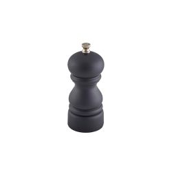 Genware Salt Or Pepper Grinder Matt Black 12.7cm - Pack of 6
