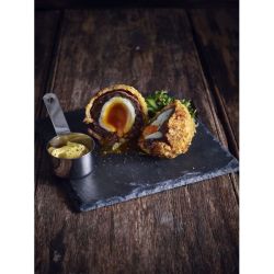 Genware Natural Edge Slate Platter 20 X 20cm - Pack of 6