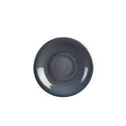 Rustic Stoneware Blue Saucer 15cm - Pack of 6