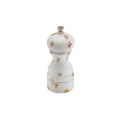 White Wash Salt/ Pepper Grinder 13cm - Pack of 6