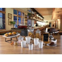Genware Black Anti-Slip Buffet Riser 18 x 10cm