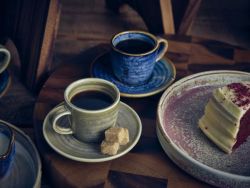 Terra Porcelain Matt Grey Saucer 11.5cm - Pack of 6