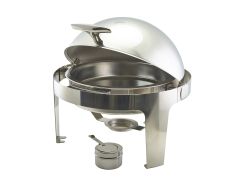 Round Deluxe Roll Top Chafer 6L