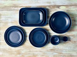 Antigo Stoneware Denim Presentation Plate 18cm - Pack of 6
