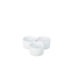 Genware Porcelain Contemporary Smooth Ramekin 6.5cm/ 2.5