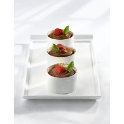 Genware Porcelain Contemporary Smooth Ramekin 9cm/ 3.5