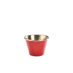 GenWare Red Stainless Steel Ramekin 71ml/ 2.5oz - Pack of 24