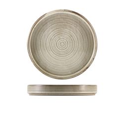 Terra Porcelain Grey Presentation Plate 20.5cm - Pack of 6