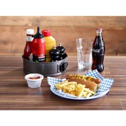 Greaseproof Paper Blue Gingham Print 25 x 20cm