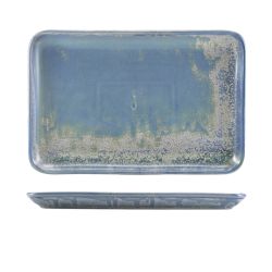 Terra Porcelain Seafoam Rectangular Platter 30 x 20cm - Pack of 3