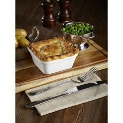 Genware Porcelain Square Pie Dish 12cm/ 4.75