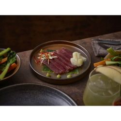 Terra Porcelain Rustic Copper Low Presentation Plate 18cm - Pack of 6