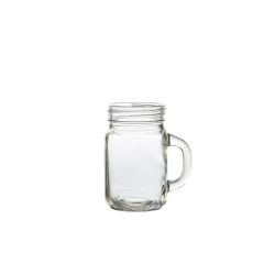Genware Glass Mason Jar 43.5cl/ 14.7oz - Pack of 12