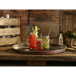 Genware Glass Mason Jar 64.5cl/ 22.7oz - Pack of 6
