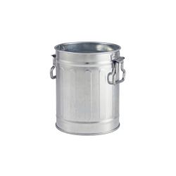 Miniature Galvanised Bin 8.5x11.2cm - Pack of 12