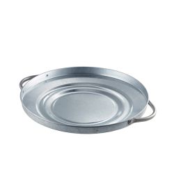 Galvanised Steel Bin Lid 27.5cm Dia - Pack of 24