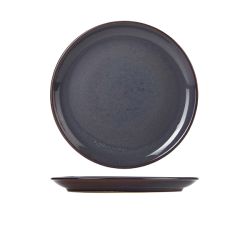 Rustic Stoneware Blue Coupe Plate 24cm - Pack of 6