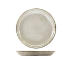 Terra Porcelain Grey Coupe Plate 19cm - Pack of 6