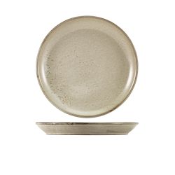 Terra Porcelain Grey Coupe Plate 24cm - Pack of 6