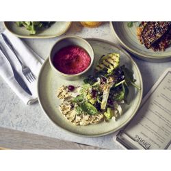 Terra Porcelain Matt Grey Coupe Plate 19cm - Pack of 6