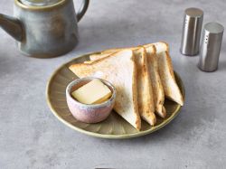 Terra Porcelain Matt Grey Scalloped Coupe Plate 20.3cm - Pack of 6