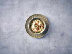 Terra Porcelain Matt Grey Scalloped Coupe Plate 20.3cm - Pack of 6