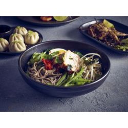 Terra Porcelain Black Round Bowl 12.5cm - Pack of 6