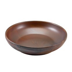 Terra Porcelain Rustic Copper Coupe Bowl 27.5cm - Pack of 6