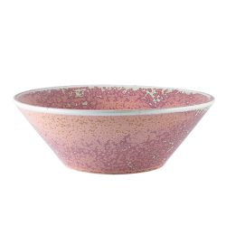 Terra Porcelain Rose Conical Bowl 19.5cm - Pack of 6