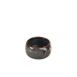 Rustic Stoneware Blue Butter Pot 9cl/ 3oz - Pack of 12
