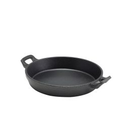 Cast Iron Round Eared Dish 18 x 3.4cm - Pack of 6