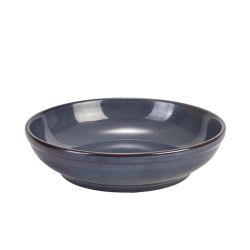 Rustic Stoneware Blue Coupe Bowl 23cm - Pack of 6