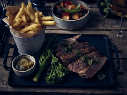 GenWare Cast Iron Rectangular Platter 28 x 20cm - Pack of 6