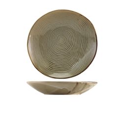 Terra Porcelain Grey Organic Coupe Bowl 26cm - Pack of 6