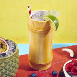 Genware Bamboo Tiki Mug 50cl/ 17.5oz - Pack of 4