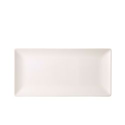 Luna Stoneware White Rectangular Plate 25 x 15cm/ 10 x 6