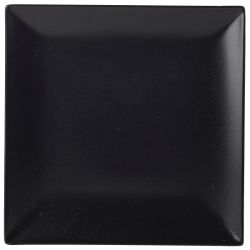 Luna Stoneware Black Square Plate 18cm/ 7