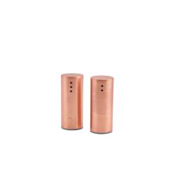 Copper Plated Straight Sided Salt & Pepper Set 7.5cm - Pack of 12